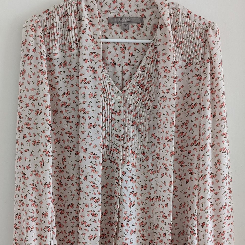 Guess blouse with neck tie